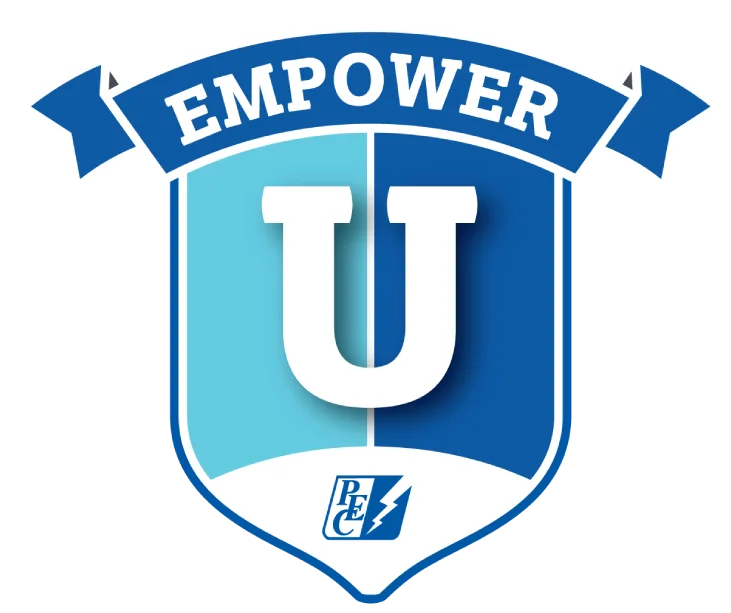 Logo image for PEC's youth programs known as Empower U